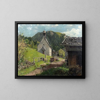the Southern Alps - Emil Rau — framed artwork on a wall