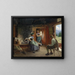 Visit to the mountain pasture - Emil Rau — framed artwork on a wall