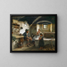 The player of the cithara - Emil Rau — framed artwork on a wall