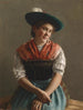 Dirndl in Sunday dress - Emil Rau — artwork view