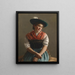Dirndl in Sunday dress - Emil Rau — framed artwork on a wall