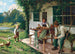 A Summer Day in Front of the House - Emil Rau — artwork view