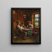 Music at home - Emil Rau — framed artwork on a wall