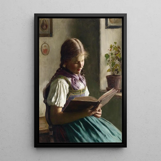 Emil Rau - Lesendes Mdchen.webp