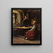 ficer with a peasant - Emil Rau — framed artwork on a wall