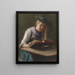 An Exciting Read - Emil Rau — framed artwork on a wall