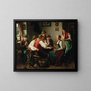 Les Admirateurs - Emil Rau — framed artwork on a wall