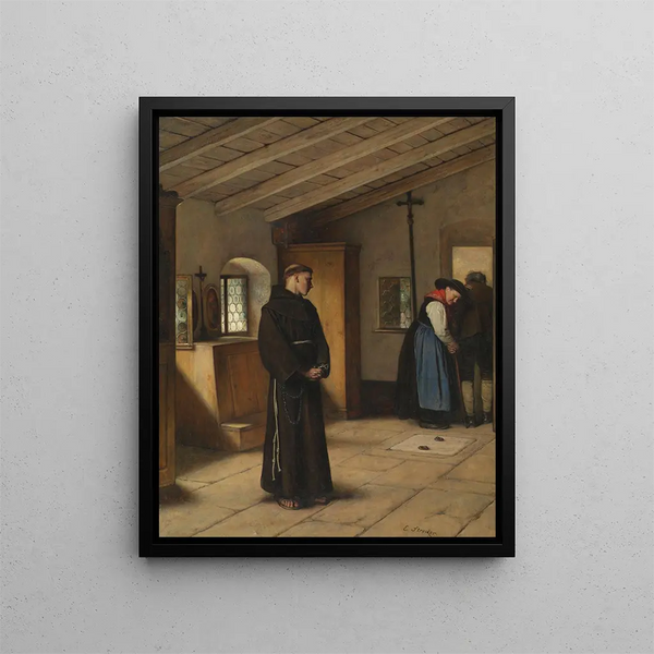 L'adieu - Emil Strecker — framed artwork on a wall
