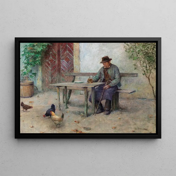 Vintage acid - Emil Strecker — framed artwork on a wall