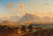 Salzbourg painting with the Untersberg in the distance - Emil Theodor Richter — artwork view