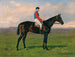 a painting of a jockey on horseback - Emil Volkers — artwork view