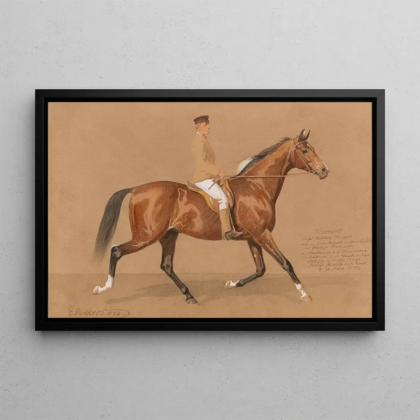 Charming - Emil Volkers — framed artwork on a wall