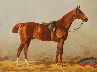 Chestnut Tree in the Stable - Emil Volkers — artwork view