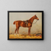 Chestnut Tree in the Stable - Emil Volkers — framed artwork on a wall