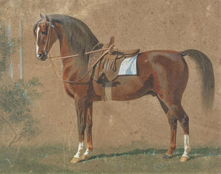 Sealed Horse Painting - Emil Volkers — artwork view