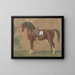 Sealed Horse Painting - Emil Volkers — framed artwork on a wall