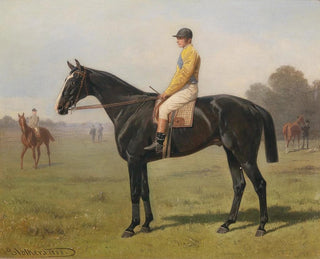 Horse with jockey - Emil Volkers — artwork view