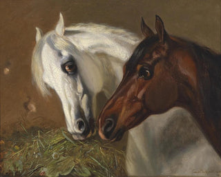 Two Horse Heads - Emil Volkers — artwork view