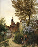 Soirée de mai dans la vallée profonde, Erfurt - Emil Zschimmer — artwork view
