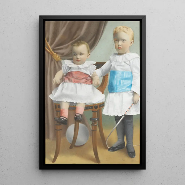 Fritz and Hans von Rosen - Emil Stermann — framed artwork on a wall