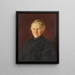 Portrait of Amalia Styffe - Emil Stermann — framed artwork on a wall