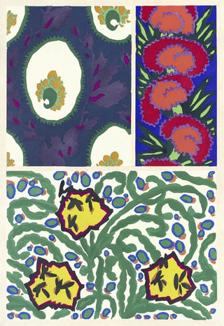 Floral painting with new color schemes Pl10 - Émile-Allain Séguy — artwork view