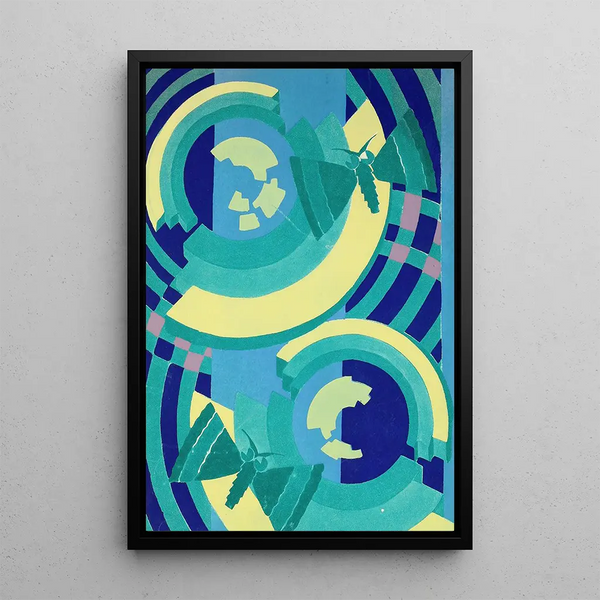 Prismes10 - Émile-Allain Séguy — framed artwork on a wall
