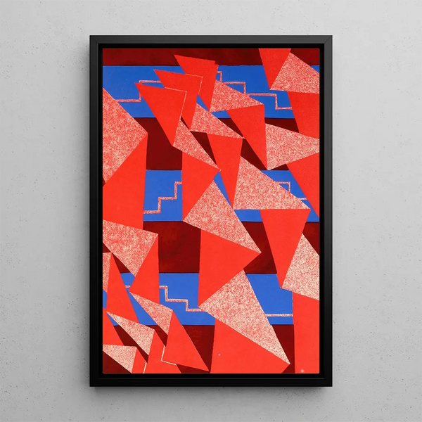 Prismes20 - Émile-Allain Séguy — framed artwork on a wall