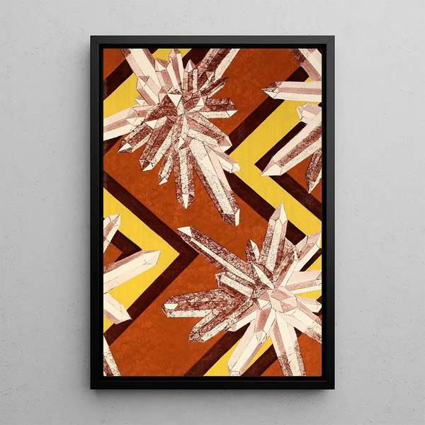 Prismes23 - Émile-Allain Séguy — framed artwork on a wall