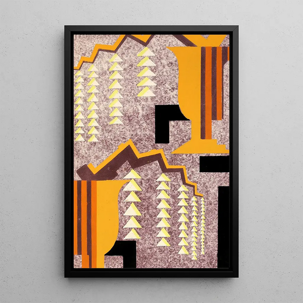 Prismes24 - Émile-Allain Séguy — framed artwork on a wall