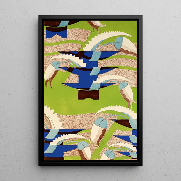 Prismes25 - Émile-Allain Séguy — framed artwork on a wall