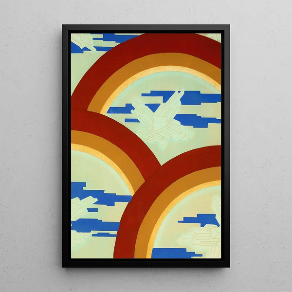 Prismes27 - Émile-Allain Séguy — framed artwork on a wall