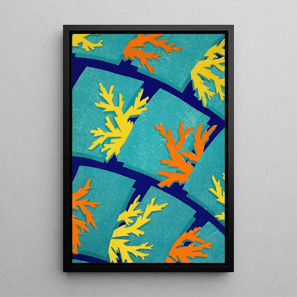 Prismes28 - Émile-Allain Séguy — framed artwork on a wall