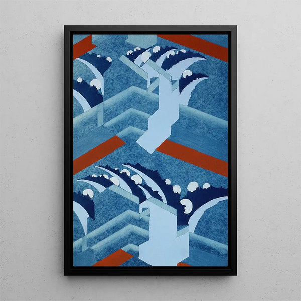 Prismes36 - Émile-Allain Séguy — framed artwork on a wall