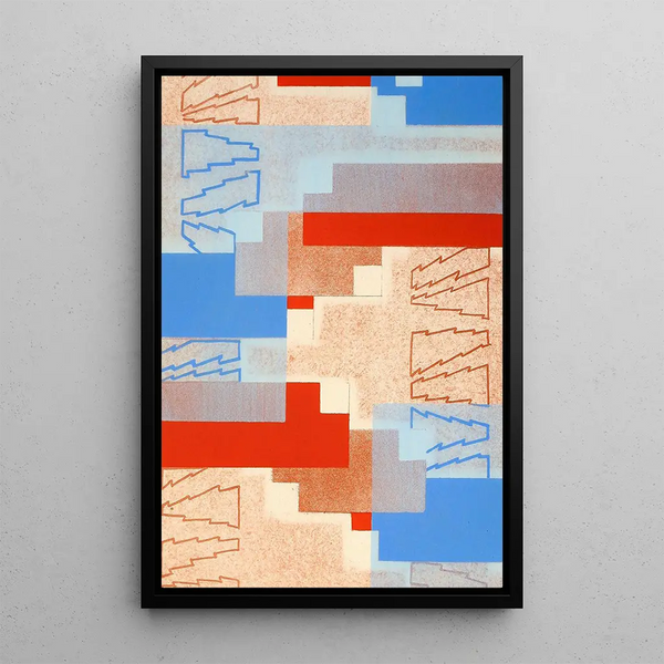 Prismes37 - Émile-Allain Séguy — framed artwork on a wall