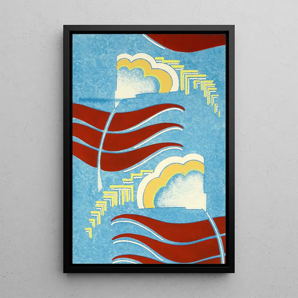 Prismes3 - Émile-Allain Séguy — framed artwork on a wall