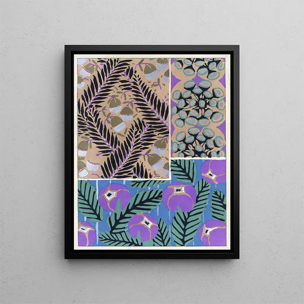 Suggestions for fabrics and carpets Pl12 - Émile-Allain Séguy — framed artwork on a wall