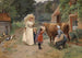 Visit to a Farm - Émile-Charles Dameron — artwork view