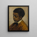 Portrait of a Young Boy - Émile-Charles Dameron — framed artwork on a wall
