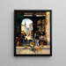 Le Marché des Carmes place Maubert - Émile Antoine Guillier — framed artwork on a wall