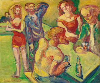 At the cabaret - Émile Bernard — artwork view