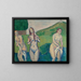 Bathers - Émile Bernard — framed artwork on a wall