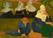 Breton Women in a Meadow - Émile Bernard — artwork view