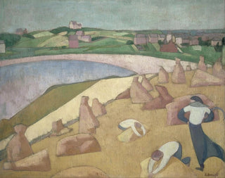 Harvest by the seaside - Émile Bernard — artwork view