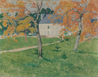 House among the trees in Pont-Aven - Émile Bernard — artwork view