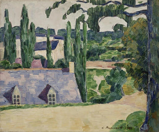 Landscape at Pont-Aven - Émile Bernard — artwork view