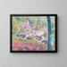 Pont-Aven seen from the Bois d'Amour - Émile Bernard — framed artwork on a wall