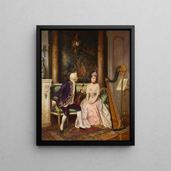 Andante - Émile Brisset — framed artwork on a wall