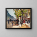 Le Boulevard des Italiens - Émile Cagniart — framed artwork on a wall