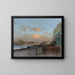 Le quai de Bercy (Conflit de cas) - Émile Cagniart — framed artwork on a wall